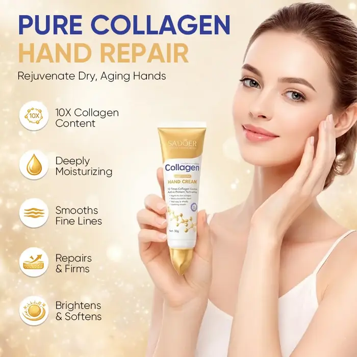 Crème pour les mains au collagène