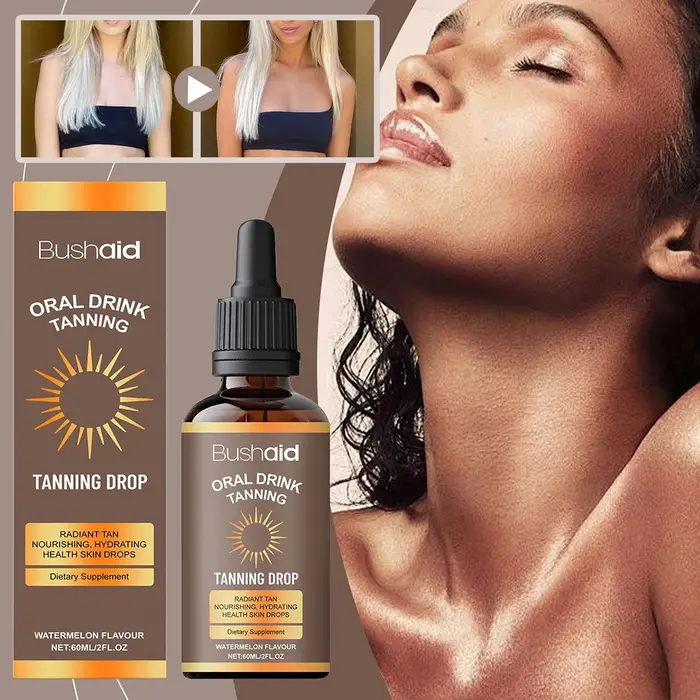 Gouttes de bronzage pastèque