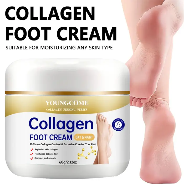 Crème pour les pieds au collagène