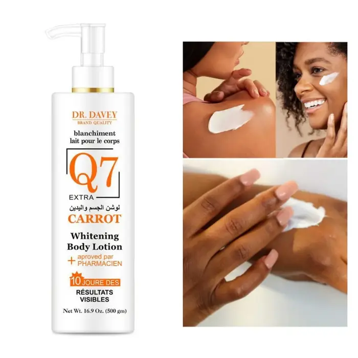 Lotion pour le corps carotte 500ml Lotion pour le corps grande capacité hydratante pour tout le corp