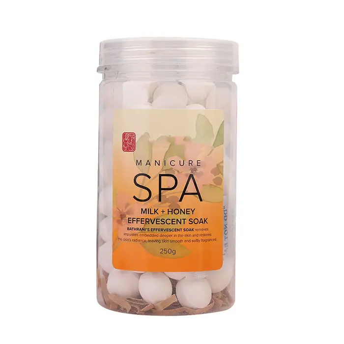 Boule de trempage effervescente pour manucure des ongles, SPA, élimine les cuticules de la peau mort