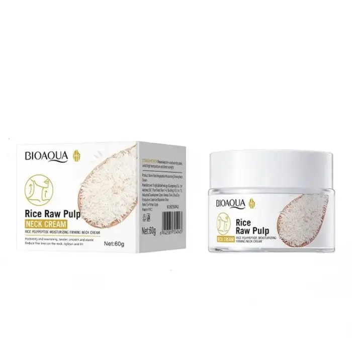 Crème hydratante pour le cou au peptide de riz, raffermissante, réduit les rides du cou, niacinamide, hydrate, nourrit, crème de massage, soin quotidien portable