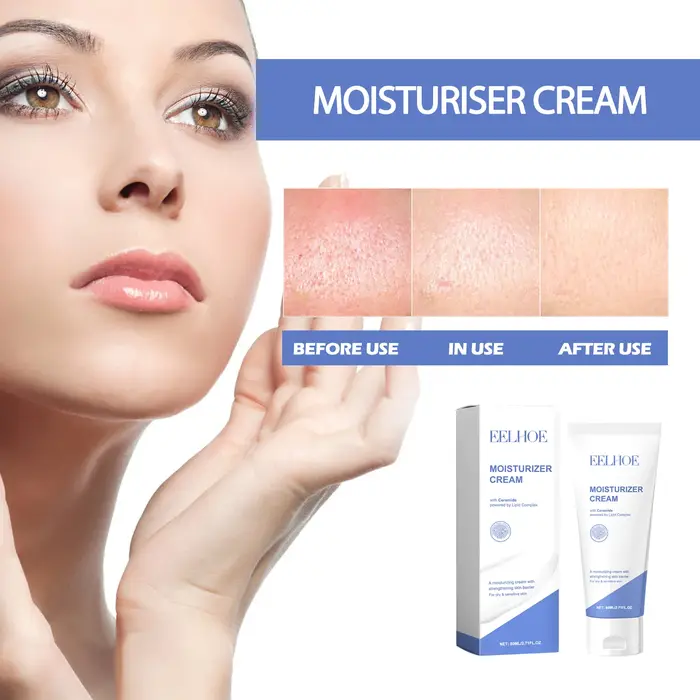 Crème hydratante réparatrice à l'acide hyaluronique pour le visage