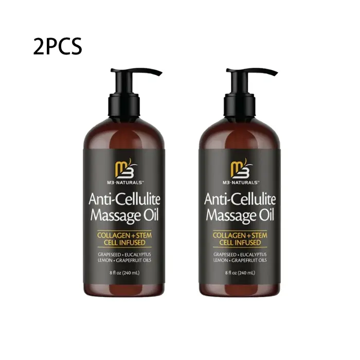 L'anti-Cellulite au collagène et à tige de 240 ml améliore la peau huile de massage tendre et ferme
