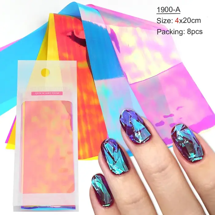 Film holographique Aurora pour ongles