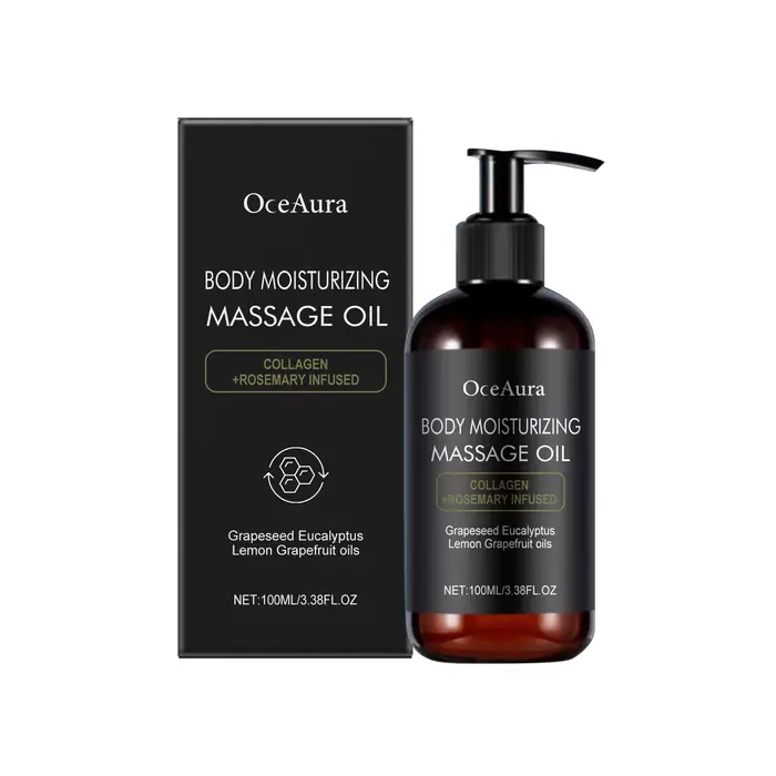 Huile de Massage hydratante pour le corps, nourrissante, lissante, réduit la sécheresse, huile de ro