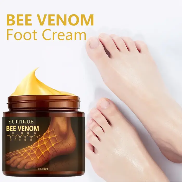 Crème pour les pieds au venin d'abeille
