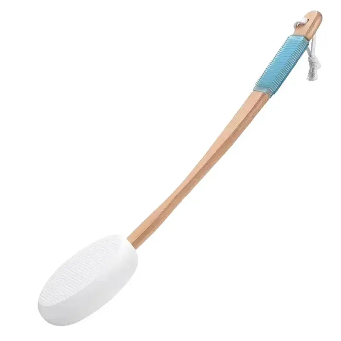 Applicateur de crème solaire avec poignée incurvée, tampon de coton de résubdivision, épurateur de b