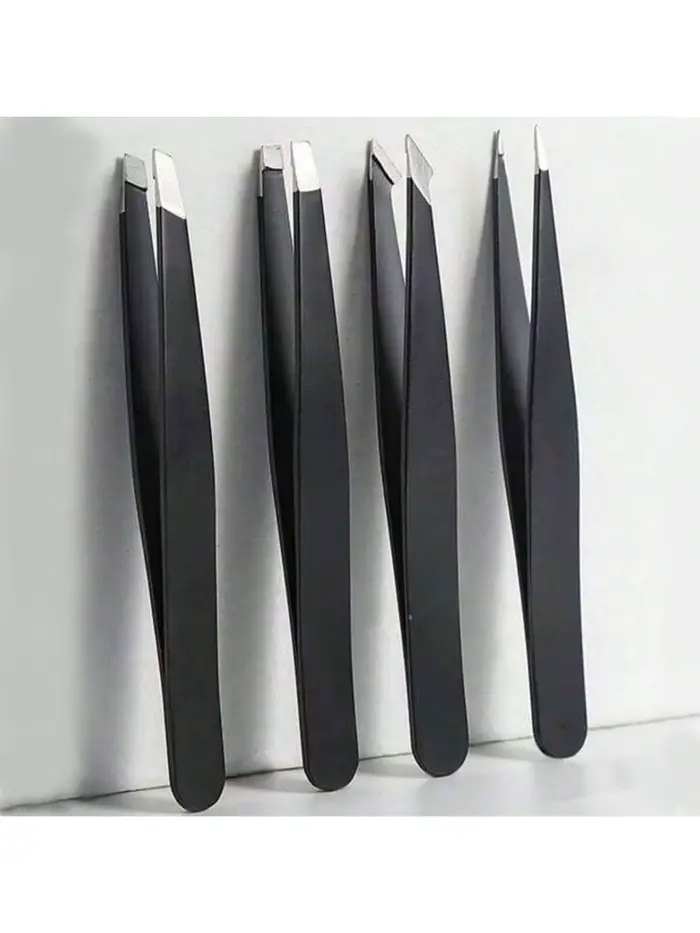 Pincettes à sourcils polyvalentes, paquet de 4 outils de maquillage pour resserrer les sourcils en a