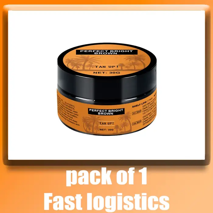 Crème bronzante naturelle nourrissante, agent bronzant durable pour le visage et le corps, lotion au
