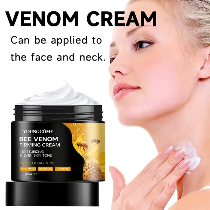 Crème Premium au Venin d'Abeille Visage et Cou – Boost de Collagène