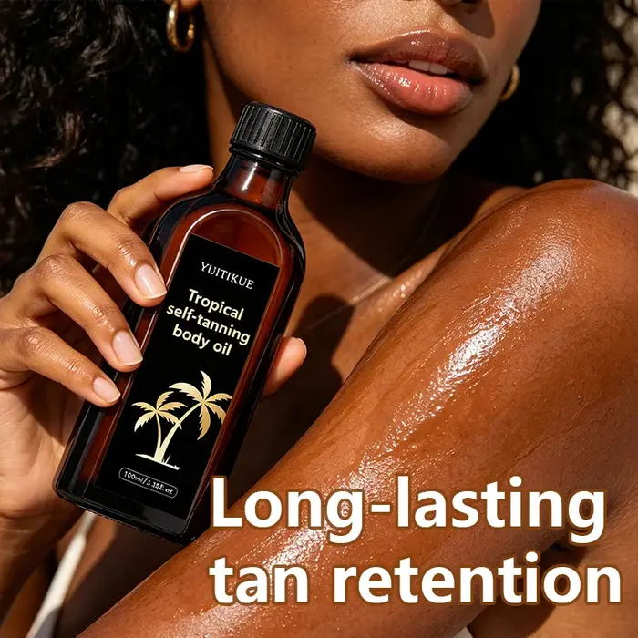 Huile Corporelle Auto-Bronzante Tropicale 100ml – Sans Soleil