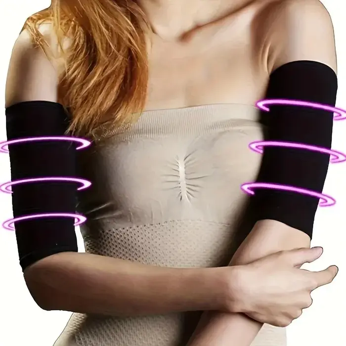 1 Paire de Manches de Compression Amincissantes pour Bras Femme