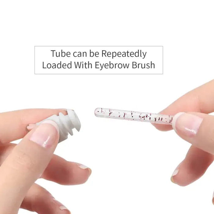 Tubes de brosse à cils réutilisables, 10/50 pièces, brosse à sourcils, baguettes de cils remplaçable