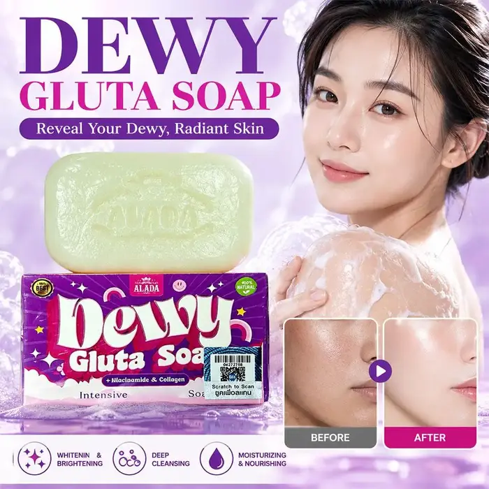 Savon facial au glutathion
