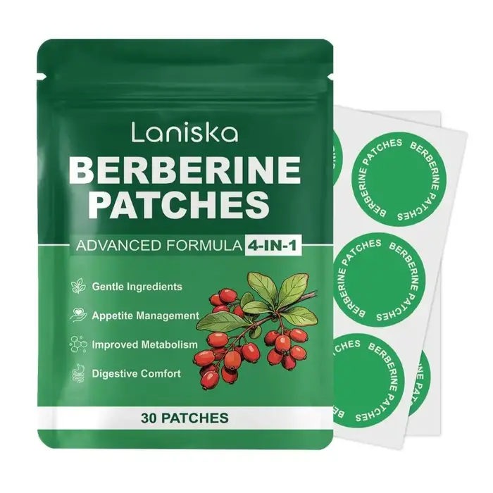 LANISKA 1/3/5 sachets de patchs à la berbérine pour améliorer l'apparence de la peau et la vitalité 