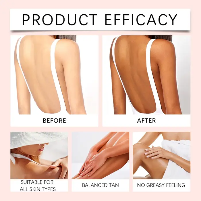 Gouttes de bronzage buccales sans soleil