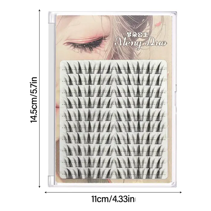 Extensions de cils 3D, 60/100 pièces, Volume recourbé, faux cils, maquillage Cosplay pour femmes et