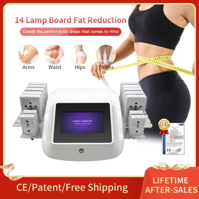 Machine Laser Lipo 14 tampons