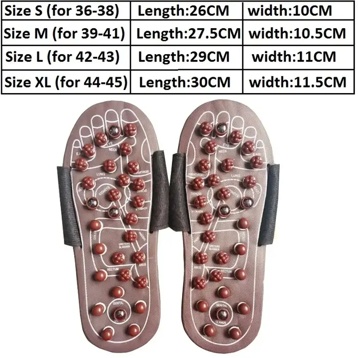 Massage Pieds Chaussons D’Acupuncture Outils De Massage Activation De Point Réflexologie Soulagement