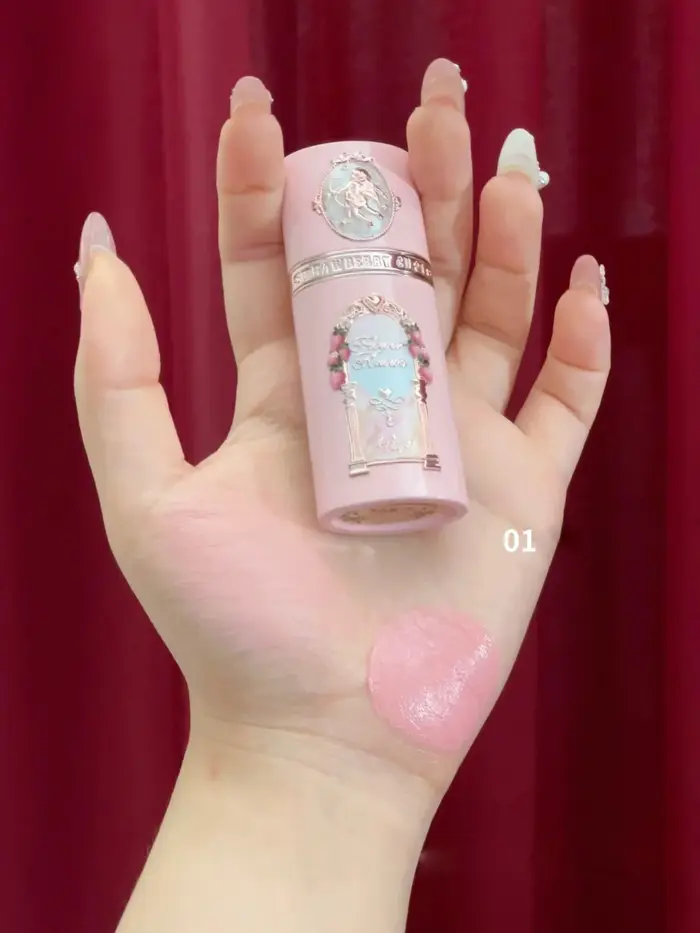 Flower Knows Strawberry Cupid Blush Liquide Eclat Naturel Teint Joues Longue Tenue Hydratant Leger M