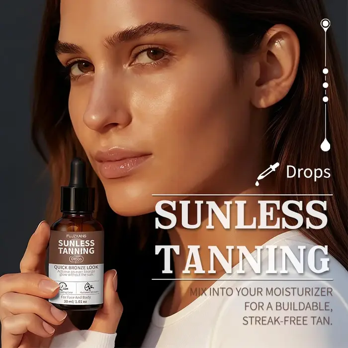Gouttes autobronzantes 30 ml pour un éclat instantané et un bronzage du visage et du corps