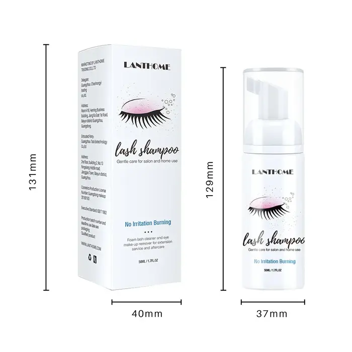 Lanthome – shampoing pour extensions de cils