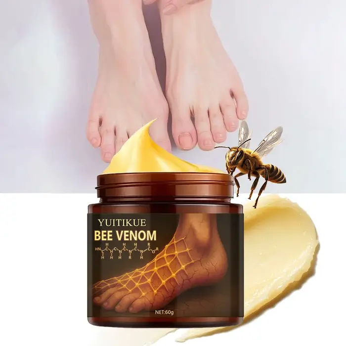 Crème pour les pieds au venin d'abeille