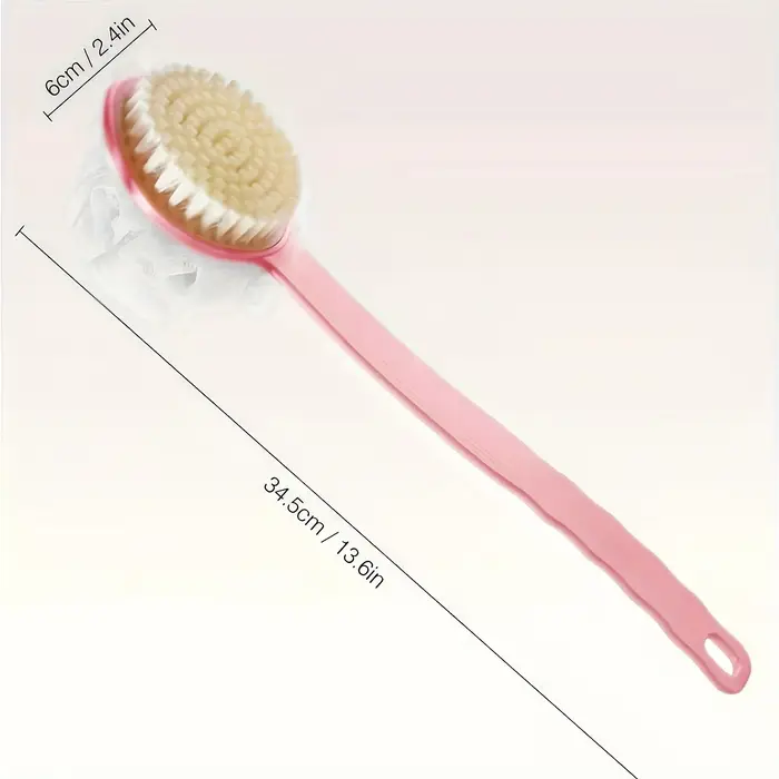Épurateur de corps doux, douche exfoliante, brosse de bain à Long manche, masseur de peau, brosse de