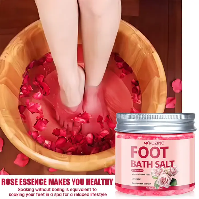 60g Rose Salt de sel de mer infusé