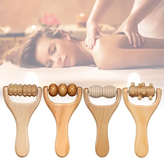 Rouleau de Massage en bois 1 pièce