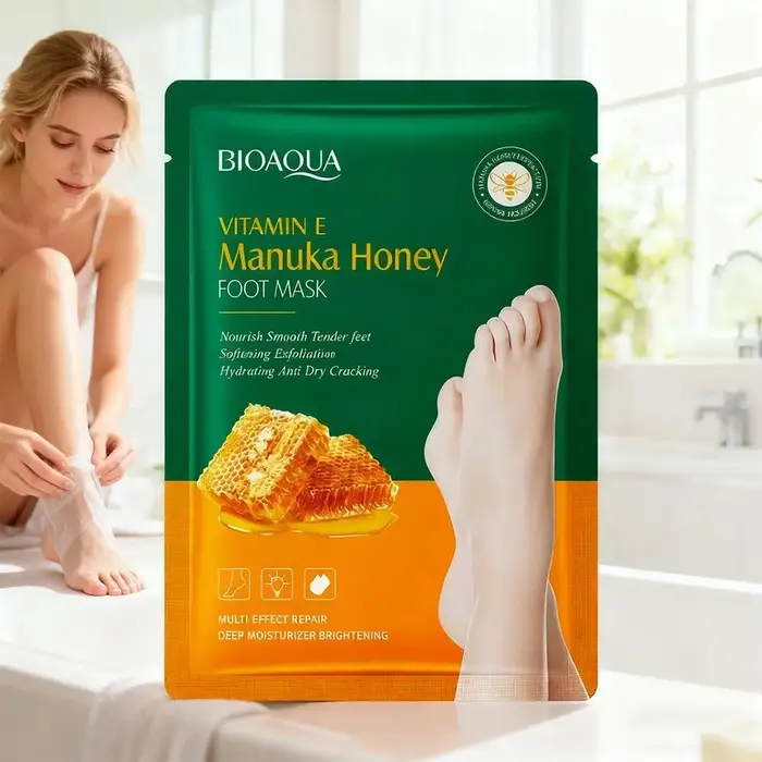 Masque pour les pieds à la vitamine E