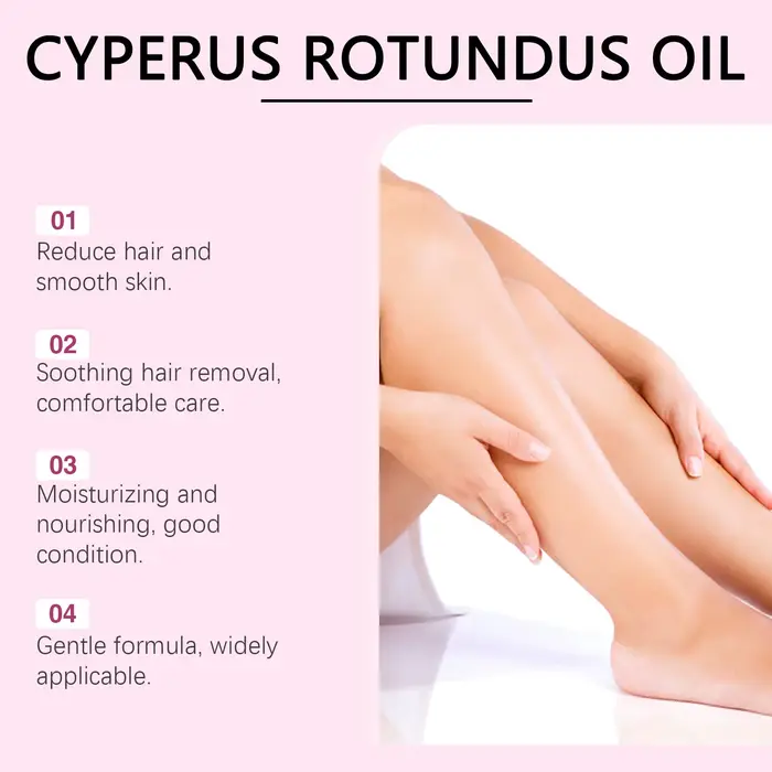 Huile de Cyperus Naturelle Inhibiteur de Croissance des Poils