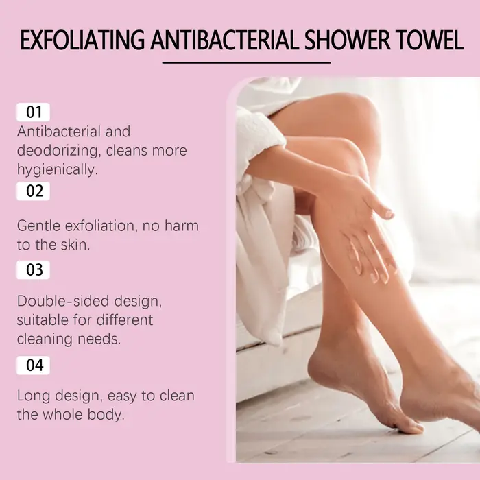 Gant de toilette pour le dos