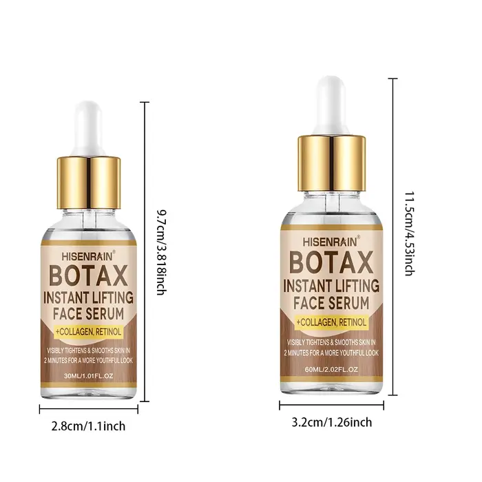 Sérum raffermissant pour le visage HISENRAIN Botax – Traitement anti-âge pour la réduction des rides et le raffermissement de la peau pour toutes les personnes.