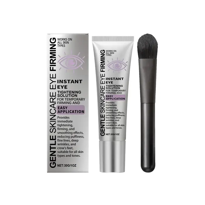 Crème raffermissante pour les yeux à l'acide hyaluronique, réduit les ridules, atténue les cernes, h