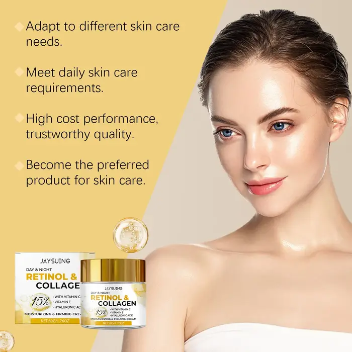 Crème hydratante au collagène pour le visage