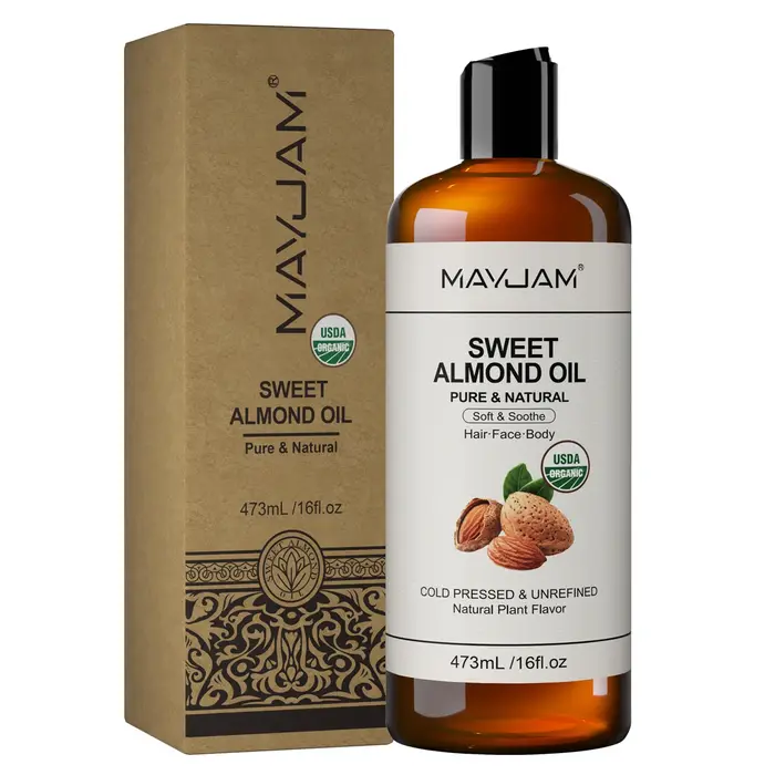 Huile d'Argan Marocaine Pure et Naturelle MAYJAM pour Massage du Visage