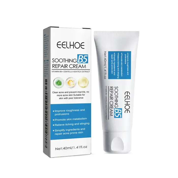Crème Réparatrice B5 Hydratante Apaisante pour Peaux Sèches, Gercées et Rougeurs – Nourrit, Hydrate 