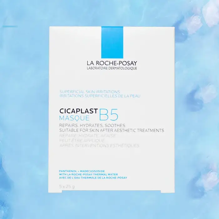 La Roche-Posay Cicaplast B5 Masque Réparateur Multi-Action Hydratation Intense Apaisant Réparation de la Barrière Cutanée Pour Peaux Sensibles Post-Soins