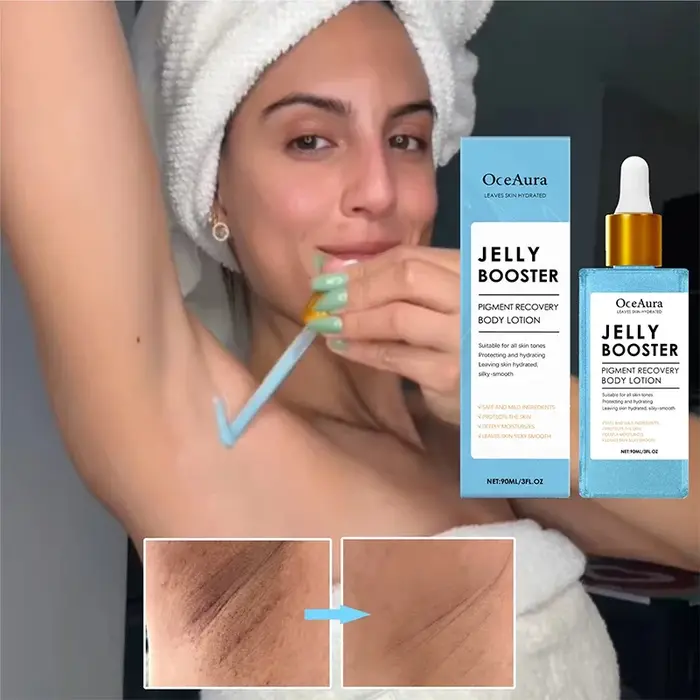 Lotion pour le corps de récupération de pigments de Booster de gelée
