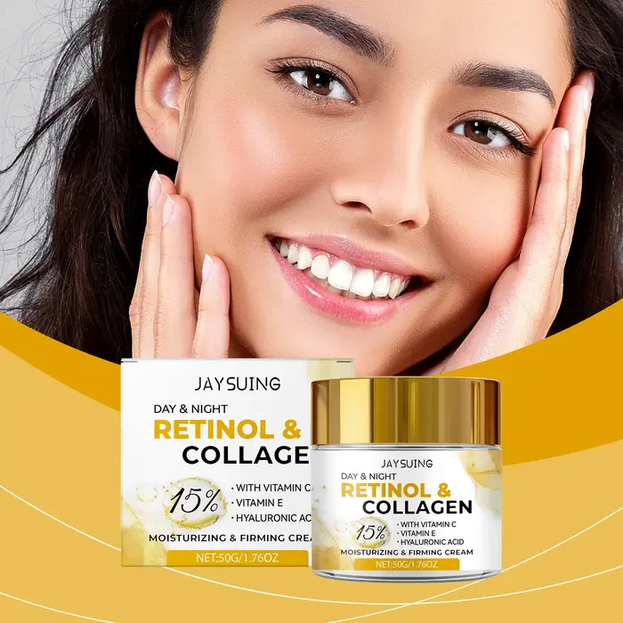 Crème hydratante au collagène pour le visage