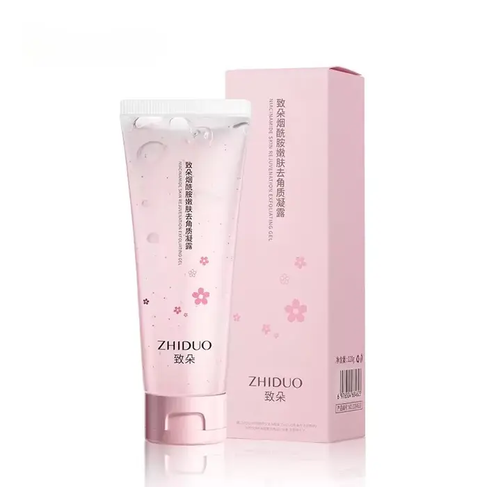 Gel exfoliant pour le nettoyage en profondeur du visage