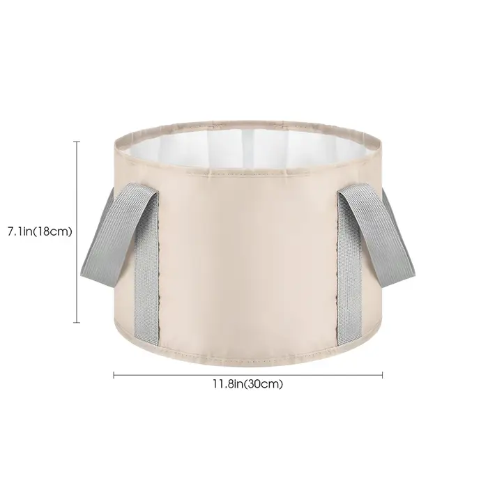 Bassin pliable multifonctionnel portable