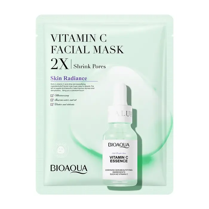 20 pièces BIOAQUA Centella collagène masque Facial VC hydratant rafraîchissant feuille masques acide