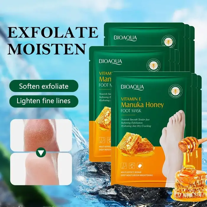 Masque pour les pieds à la vitamine E
