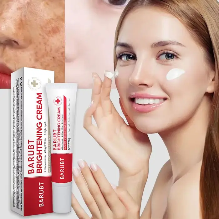 Crème Éclaircissante Anti-Taches pour le Visage – Correcteur de Mélasma et Taches Brunes – Atténue la Pigmentation de la Mélanine – Soin de Beauté Illuminateur
