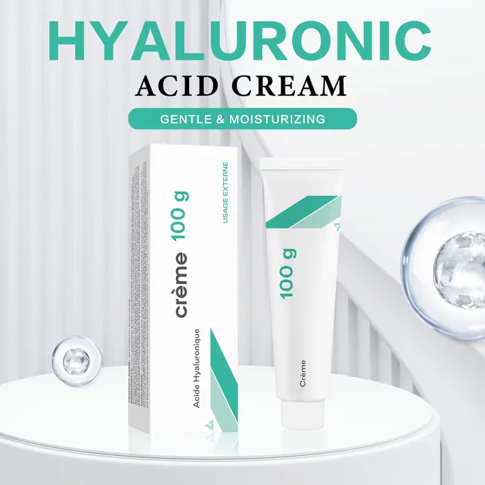 Crème à l'acide hyaluronique, 100g, hydratante, Anti-âge, pour le visage, hydratante, lissante, soin