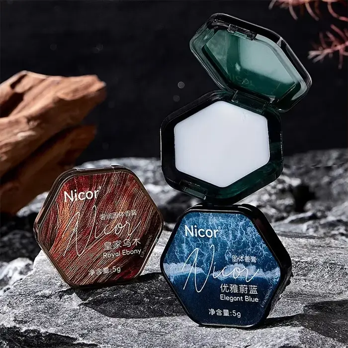 Ensemble de parfum solide Portable