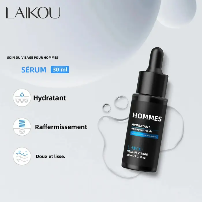 Sérum à l'acide hyaluronique pour hommes